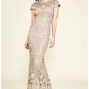 Tadashi Soji Sequin Gown
